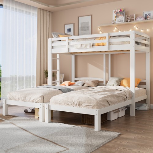 Triple bunk bed single - bunk,