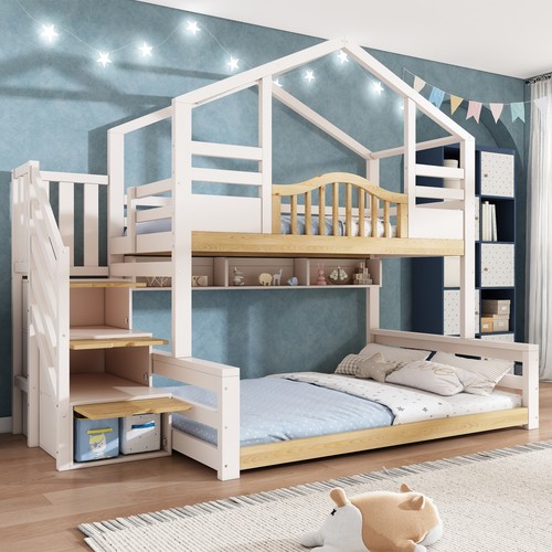 Triple bunk bed - bunk, three