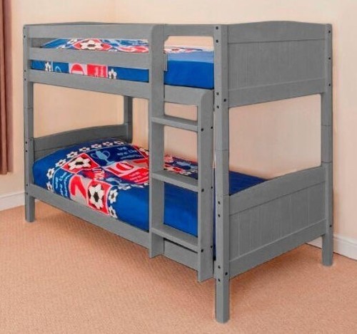 3ft single classic grey - grey, bunk
