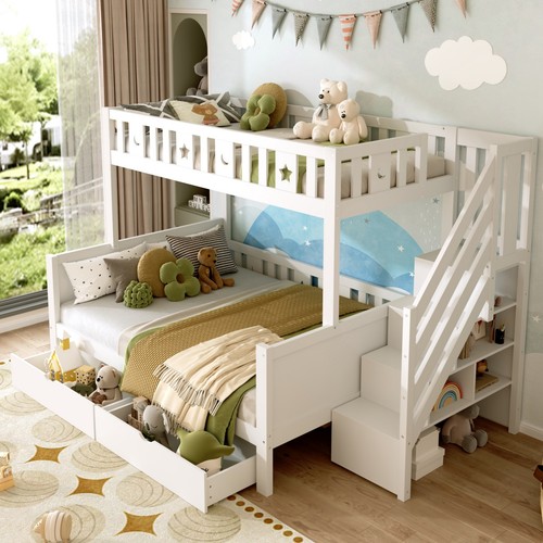 Bunk beds with - beds, storage