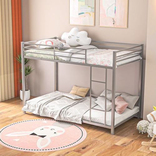 Twin bunk bed metal - bed,