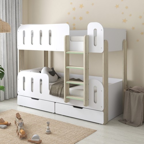 Bunk bed elisa white and - white,