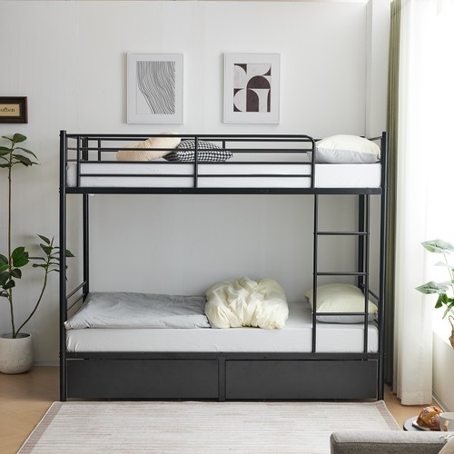 3ft metal single bunk beds - metal,