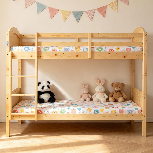 Wooden bunk bed - wooden,