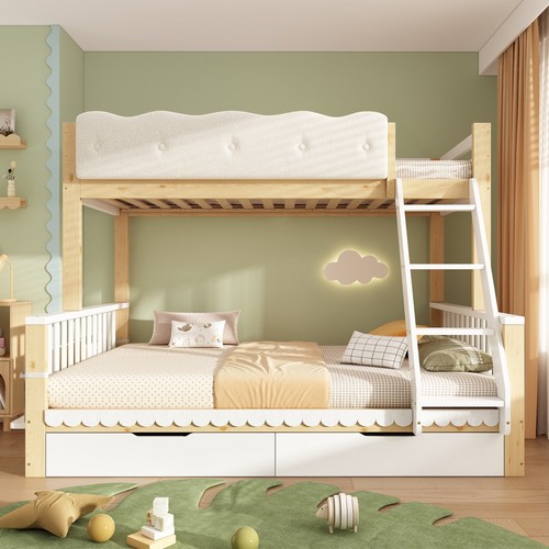 Triple bunk bed - frame, 3ft