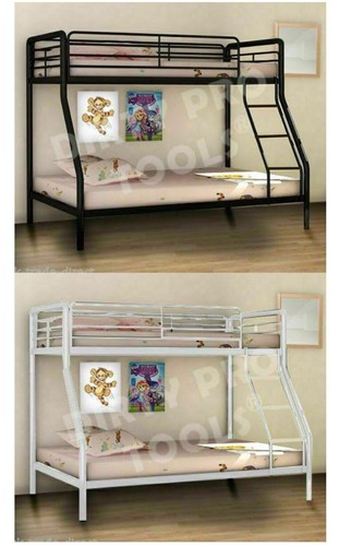 Metal bunk bed single - 3ft,