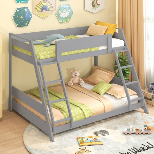Single over double bunk bed - single,