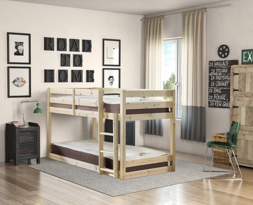 Shorty 2ft pine bunk bed - shorty,