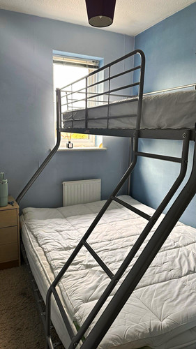 Grey metal triple - grey, sleeper