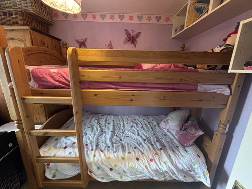Solid pine bunk beds - pine,