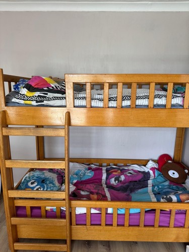 Real oak wood - oak, bed