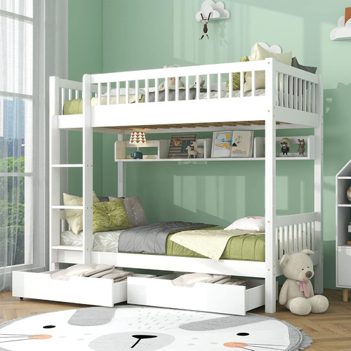 Bunk bed wooden beds - bunk,