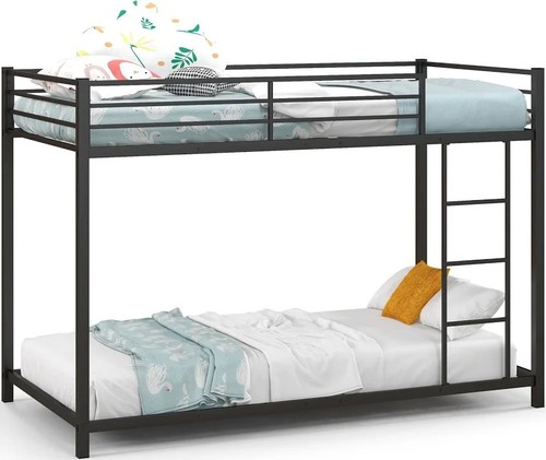 Gymax metal bunk - bunk, bed