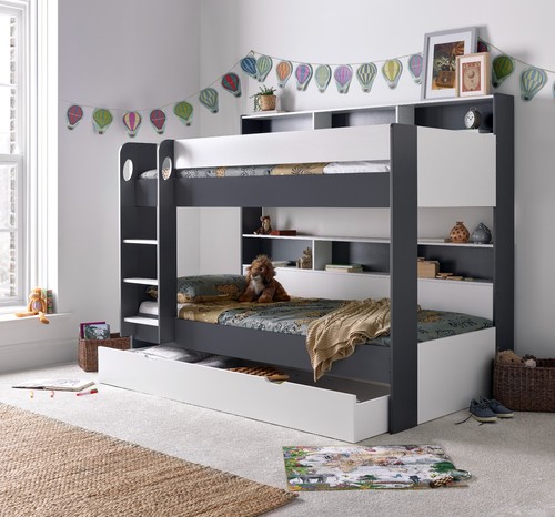 Oliver grey white wooden - oliver,