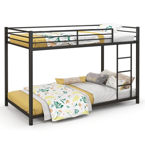 Metal bunk bed low - bed,