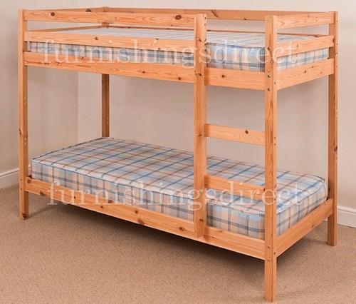 3ft single pine bunk bed - 3ft,